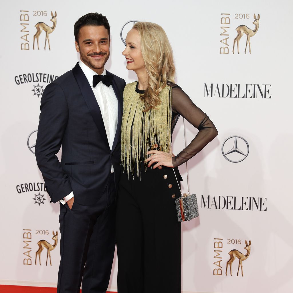 Kostja Ullmann mit Ehefrau Janin bei den Bambi Awards 2016