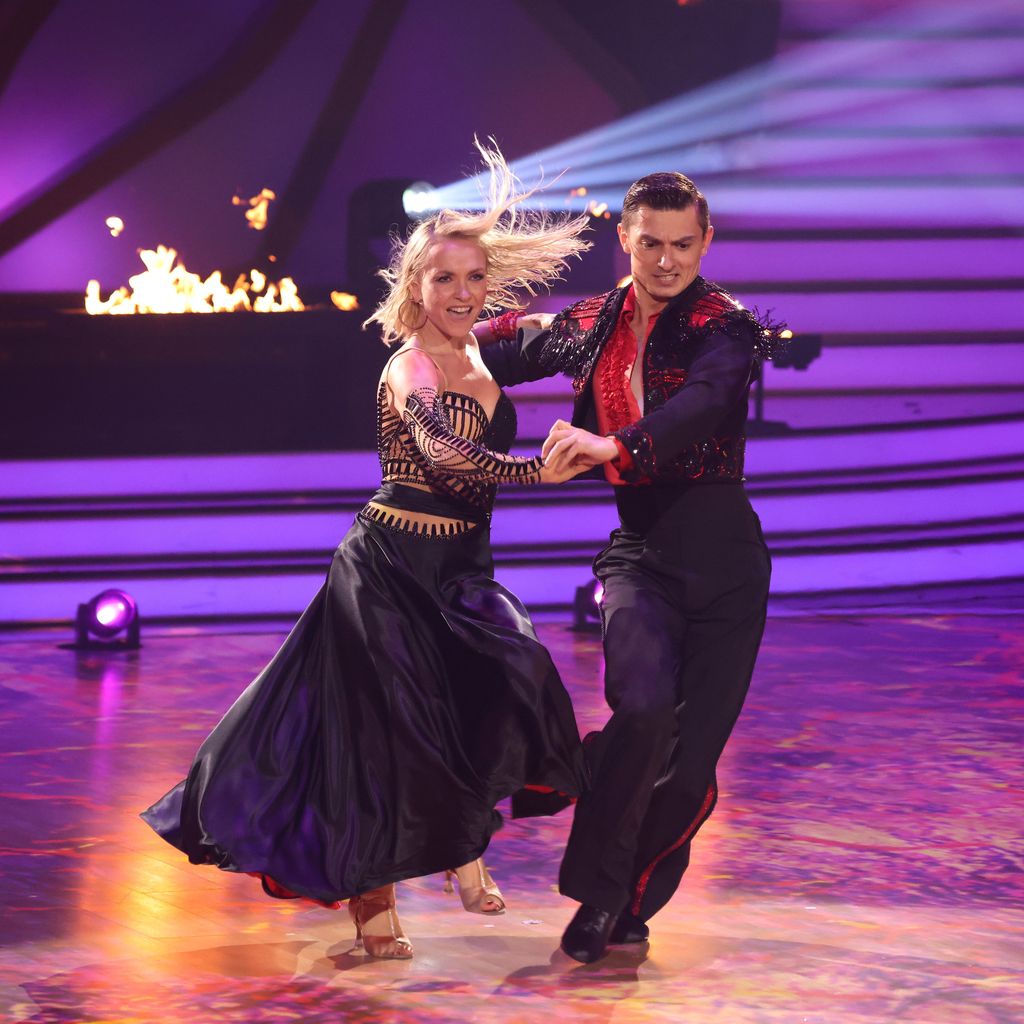 Janin Ullmann und Zsolt Sándor Cseke bei "Let's Dance"