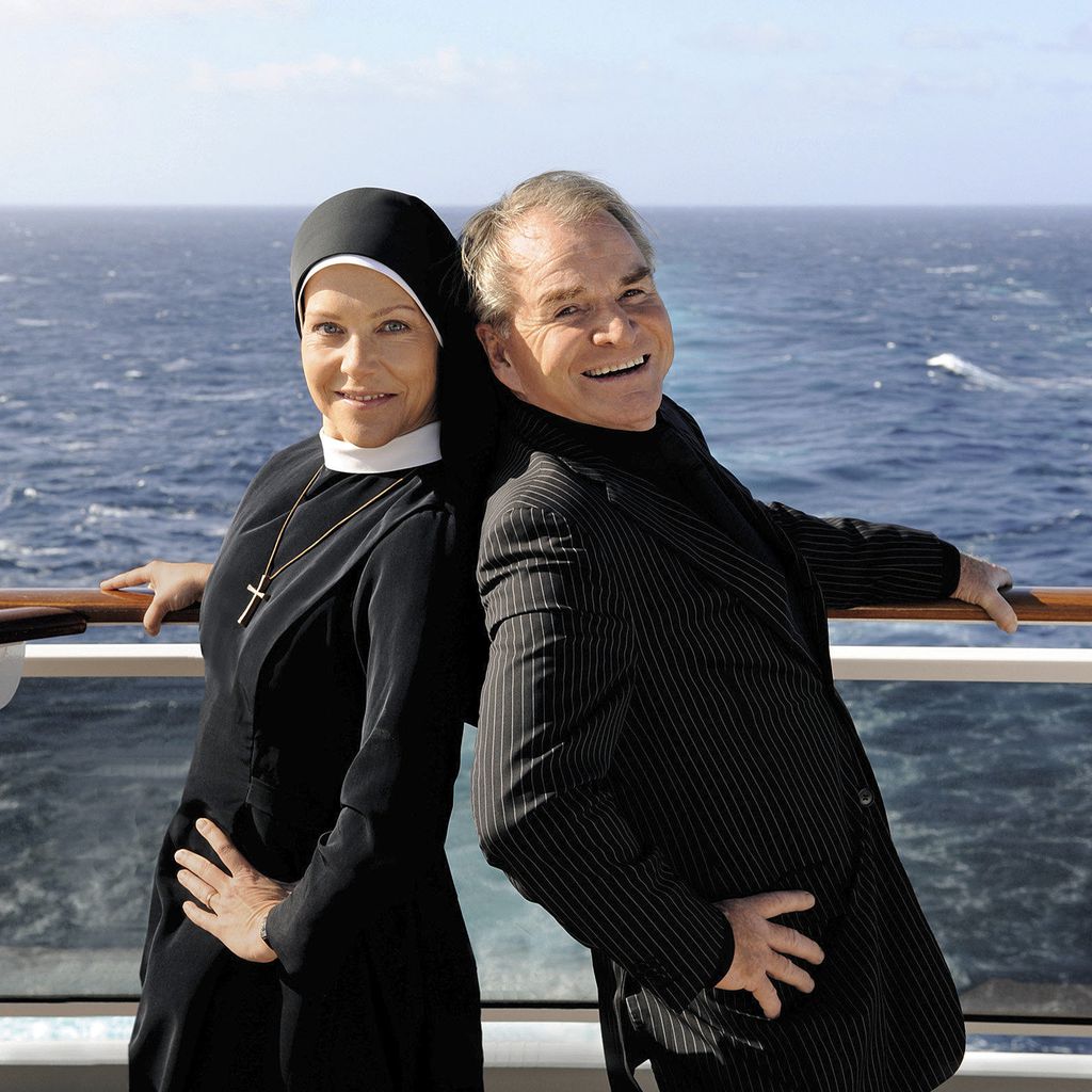 Janina Hartwig und Fritz Wepper, "Um Himmels Willen"-Darsteller