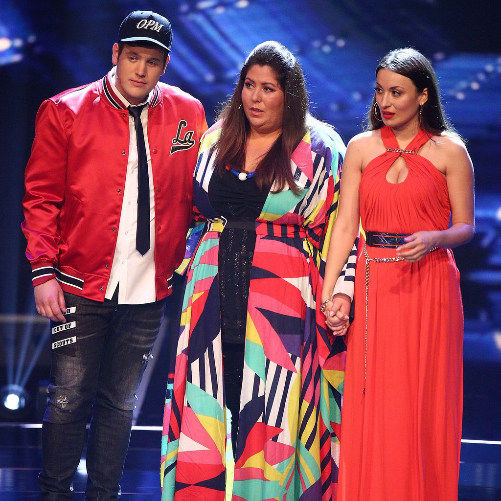 Janina El Arguioui mit den anderen DSDS-Wackelkandidaten Lukas Otte und Mia Gucek