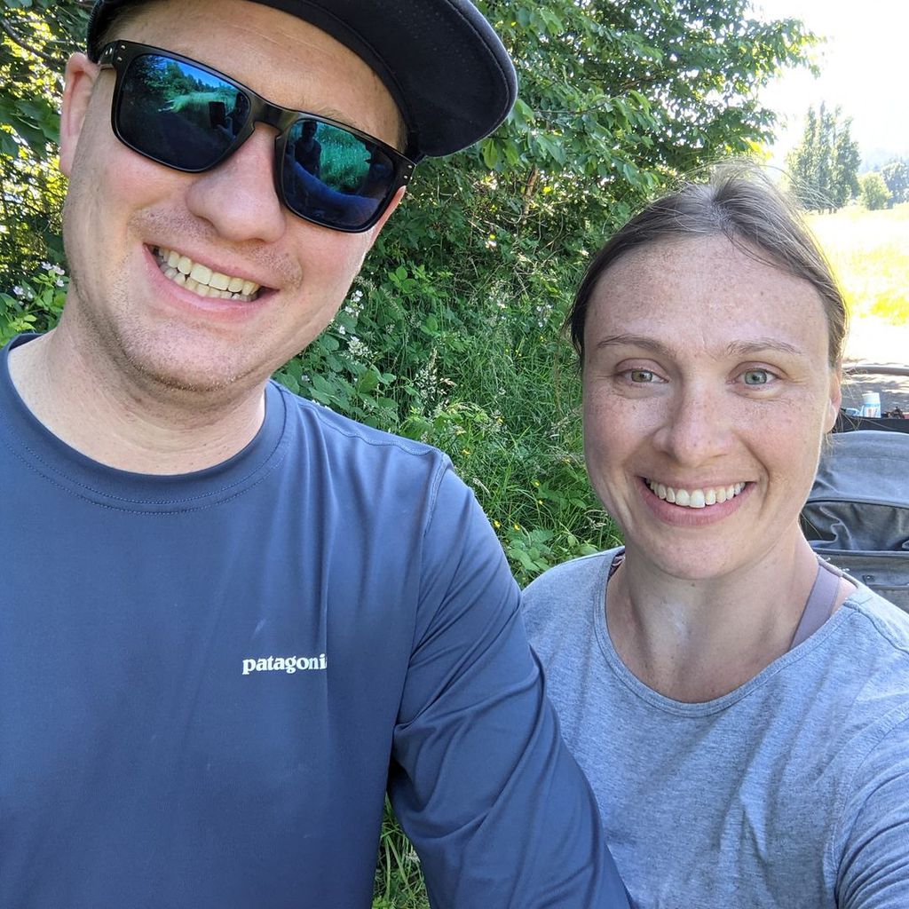 Janina Reimann und ihr Mann Coleman