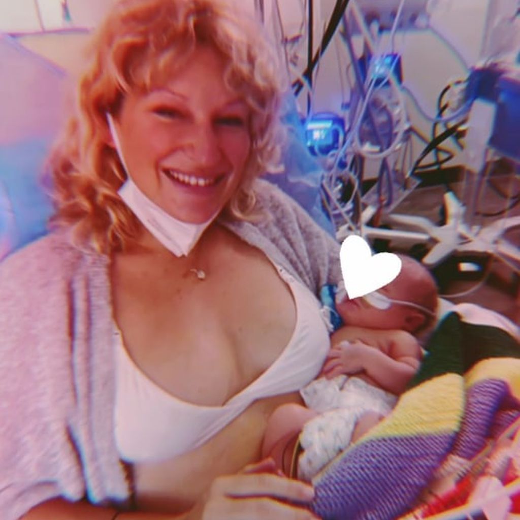 Janni Kusmagk und ihr Sohn Merlin