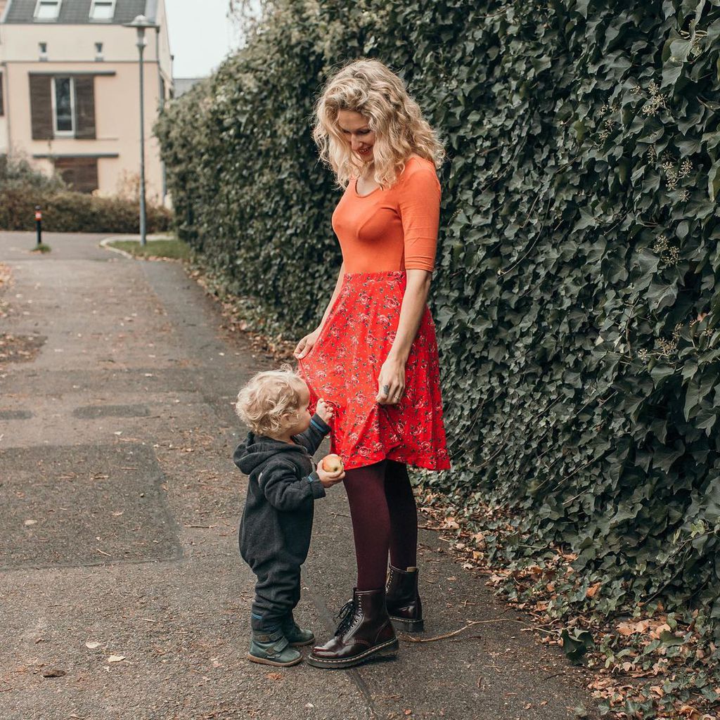 Janni Kusmagk (r.) mit Sohn Emil-Ocean