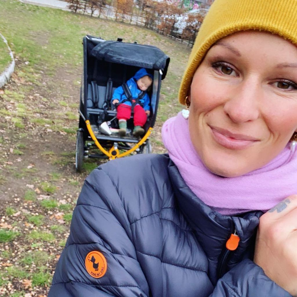 Janni Kusmagk (r.) mit Sohn Emil-Ocean