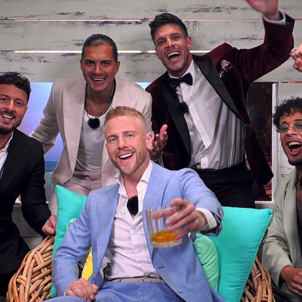 Jannik Kontalis, Tim Kühnel, Rafael Neugart, Martin Braun und Nelson Henry, "Love Island VIP"-Kandidaten