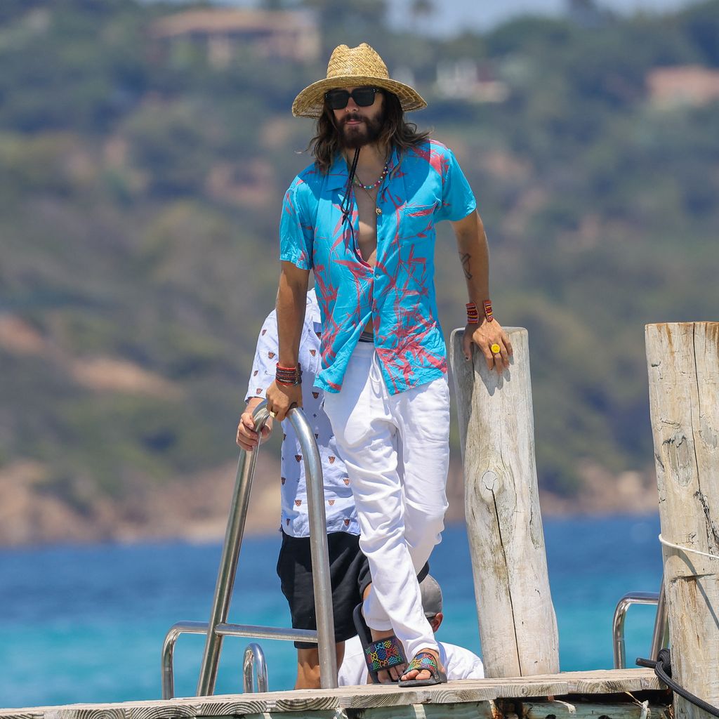 Jared Leto im Juli 2022 in Saint-Tropez