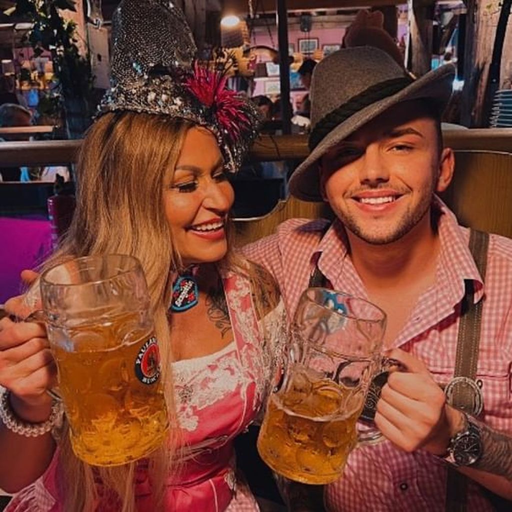 Jasmin Herren und Philipp Bender auf dem Oktoberfest