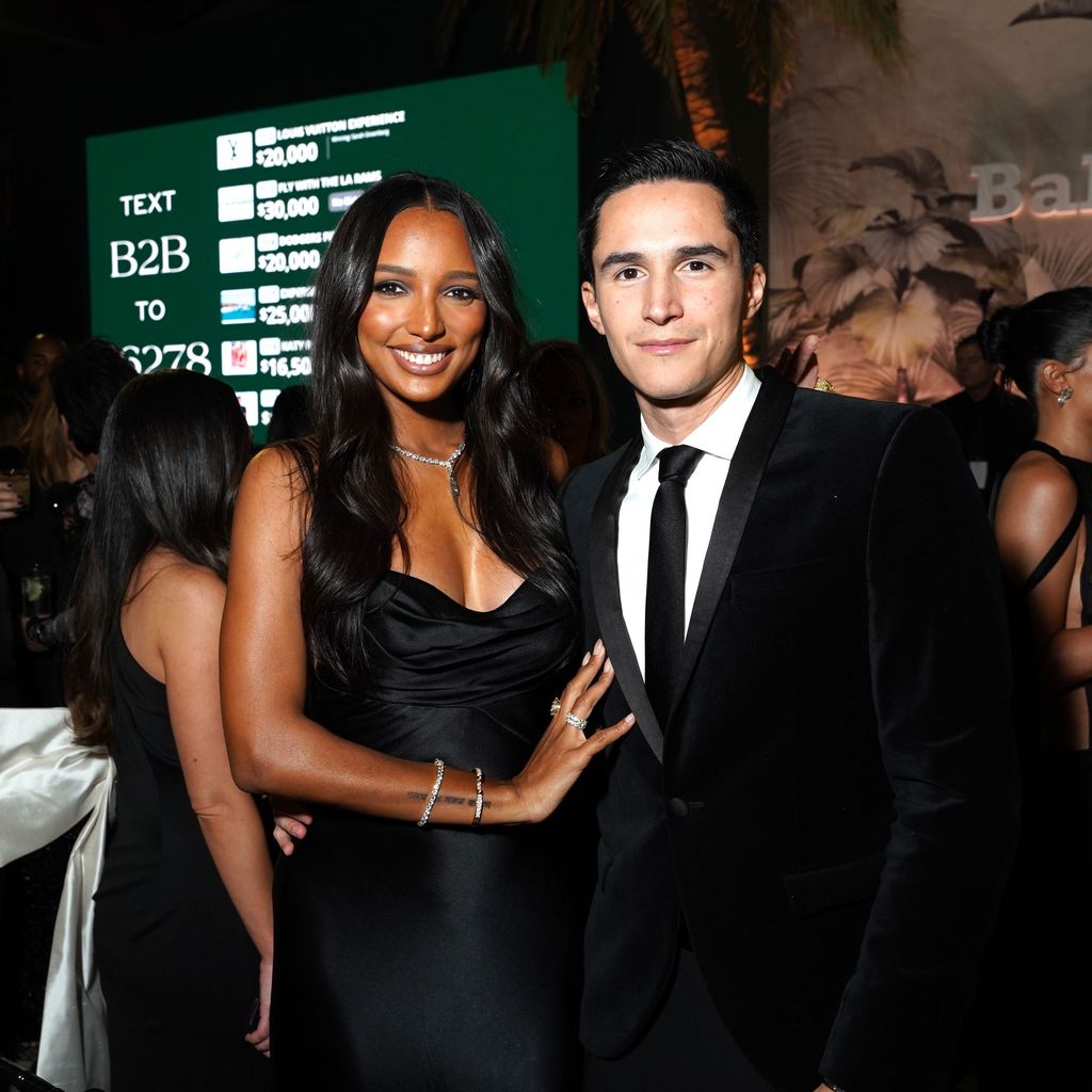 Jasmine Tookes mit ihrem Ehemann Juan David Borrero