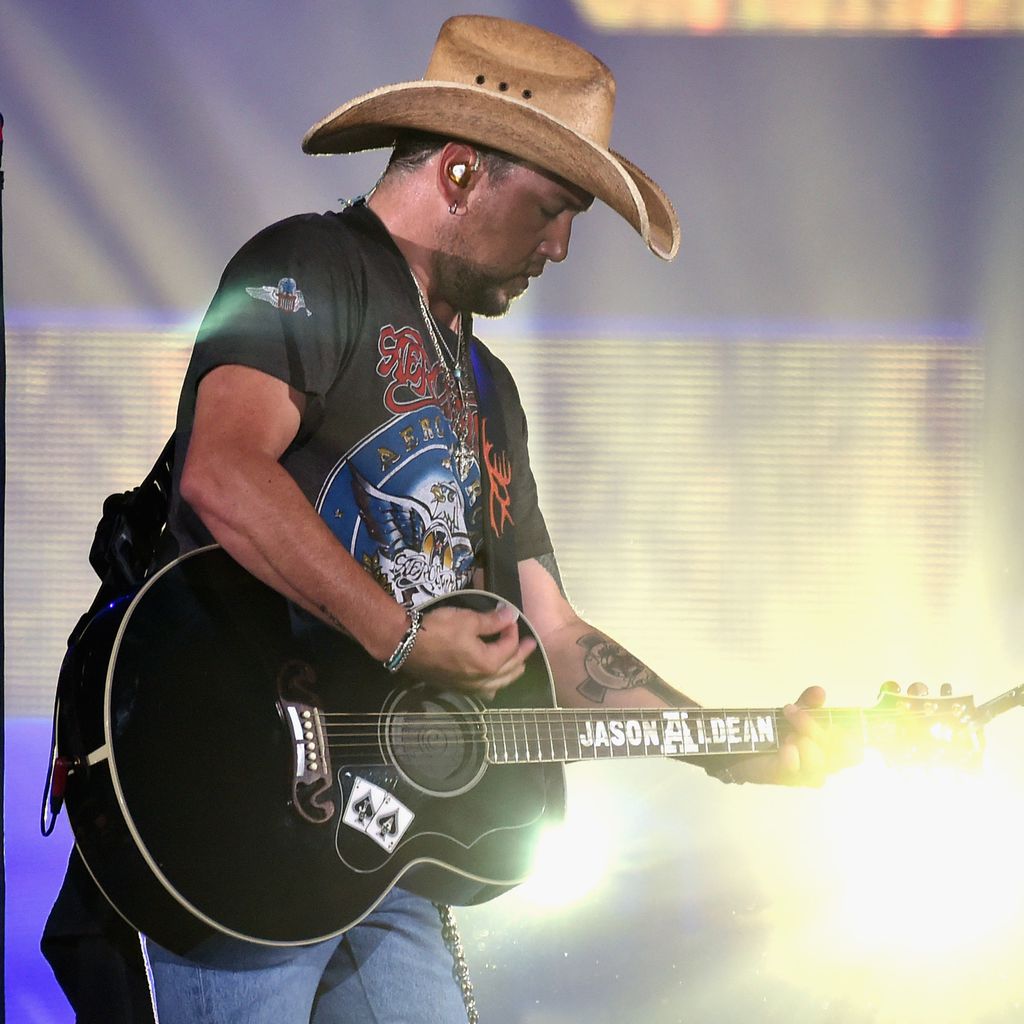 Jason Aldean bei einem Konzert im August 2017