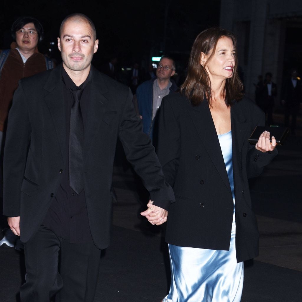 Jason Bard Yarmosky und Katie Holmes bei der Met Opera Gala-Premiere von Macbeth in New York