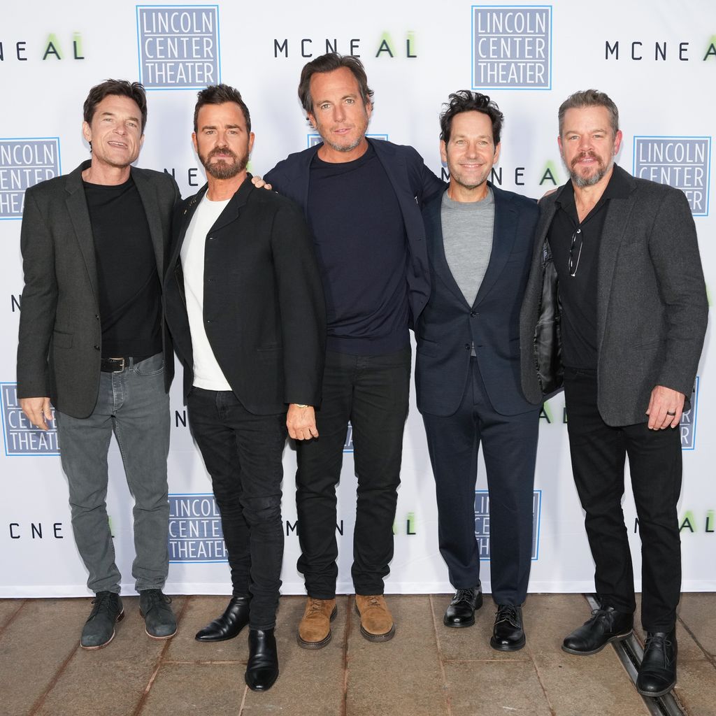 Jason Bateman, Justin Theroux, Will Arnett, Paul Rudd und Matt Damon bei der Eröffnung von "McNeal"