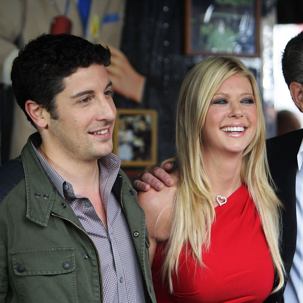 Jason Biggs, Tara Reid und Eugene Levy beim Photocall für "American Pie: Reunion" im März 2012