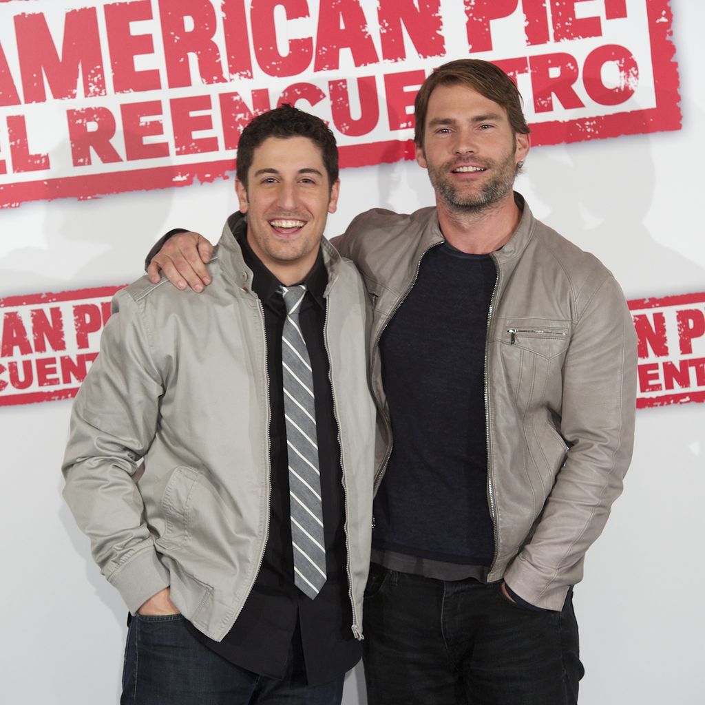 Jason Biggs und Seann William Scott im Jahr 2012