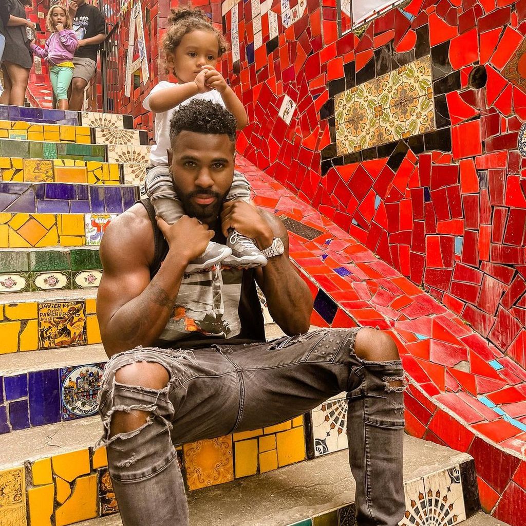 Jason Derulo mit seinem Sohn, September 2022