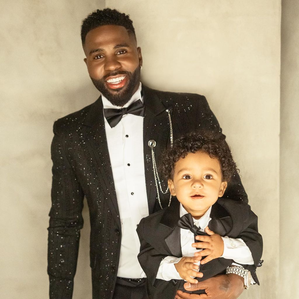 Jason Derulo und sein Sohn Jason King