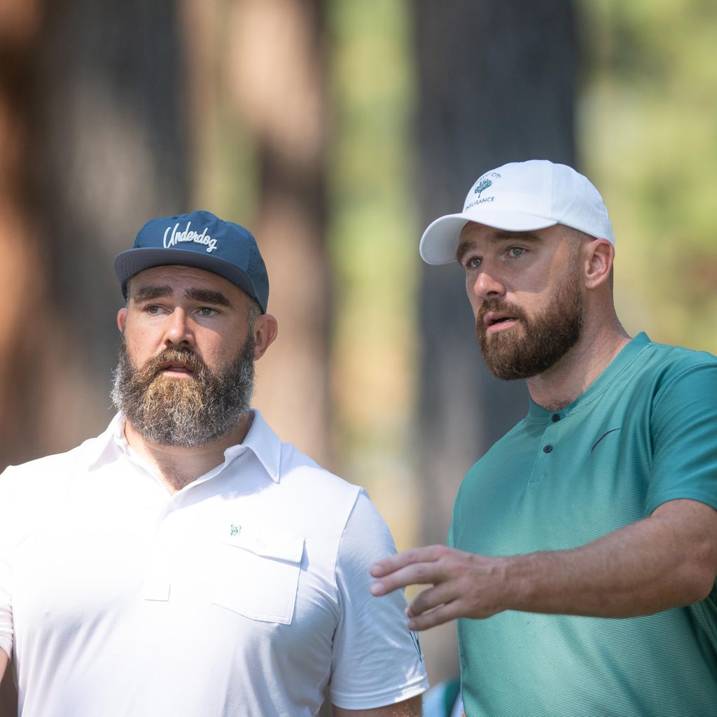 Jason Kelce und Travis Kelce, Juli 2024