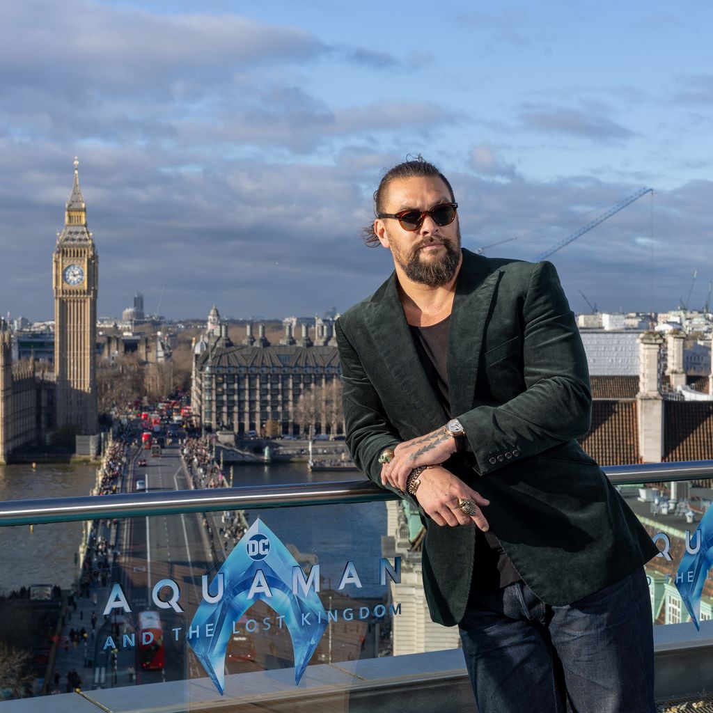 Jason Momoa beim "Aquaman"-Photocall in London 2023