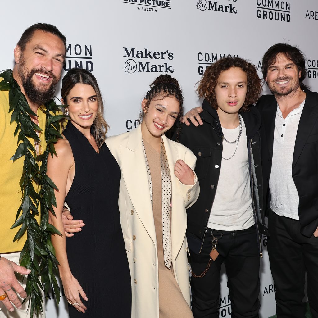 Jason Momoa, Nikki Reed, Lola Iolani Momoa, Nakoa-Wolf Momoa und Ian Somerhalder