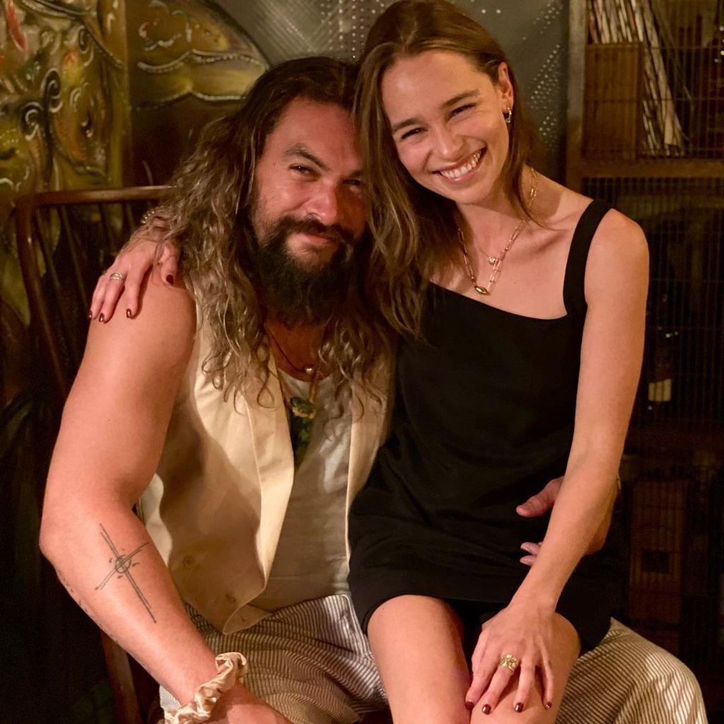 Jason Momoa und Emilia Clarke im August 2021