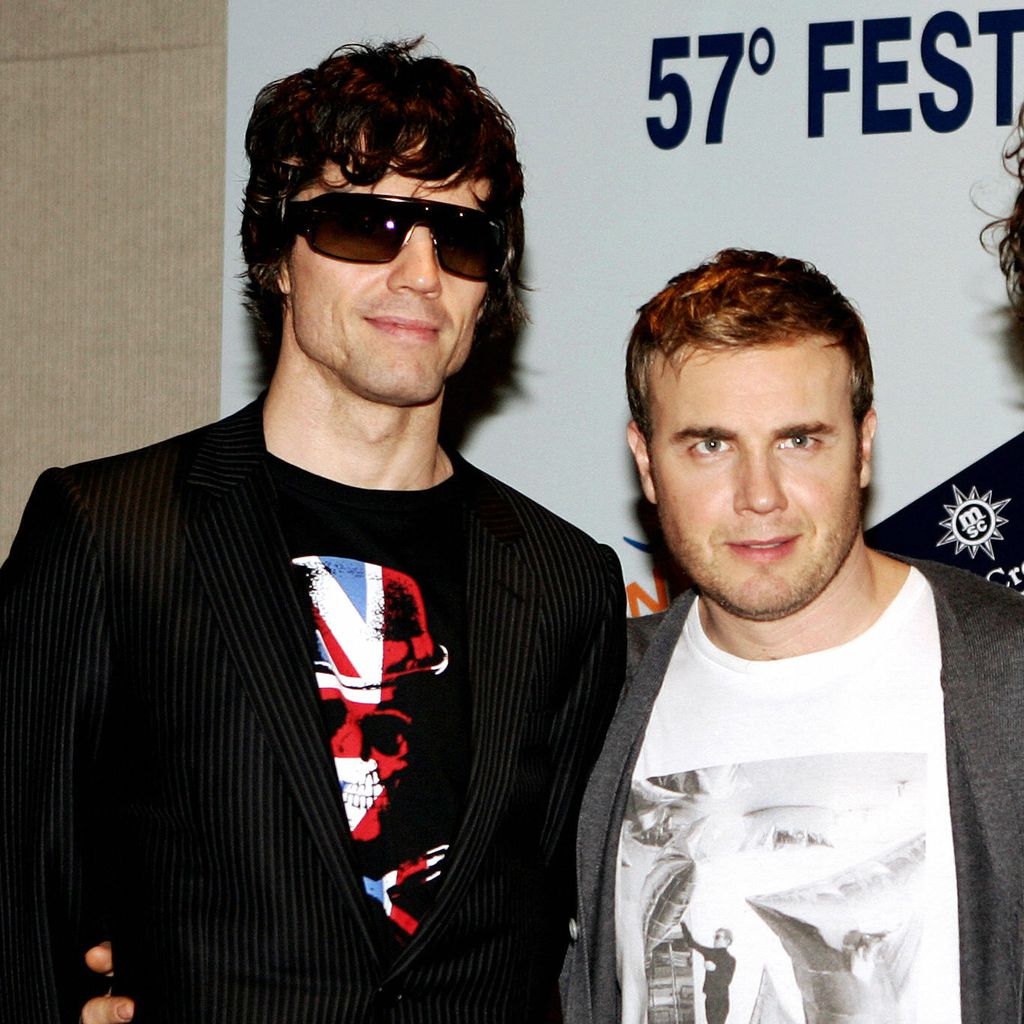 Jason Orange und Gary Barlow bei einer Pressekonferenz 2007