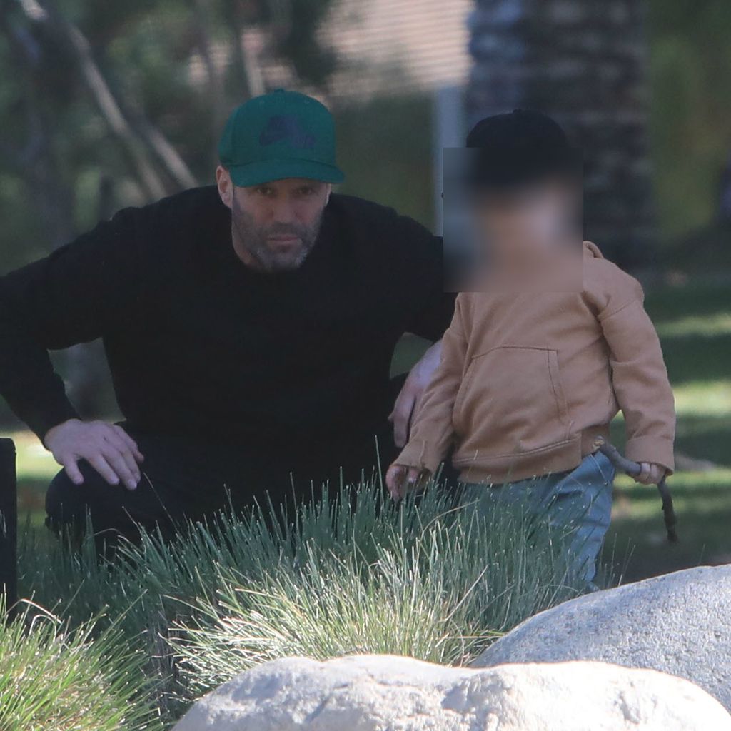 Jason Statham mit seinem Sohn im Februar 2020