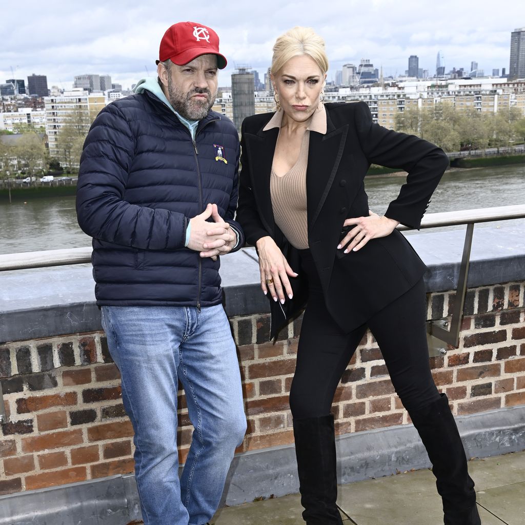 Jason Sudeikis und Hannah Waddingham beim Photocall für "Ted Lasso" Staffel drei