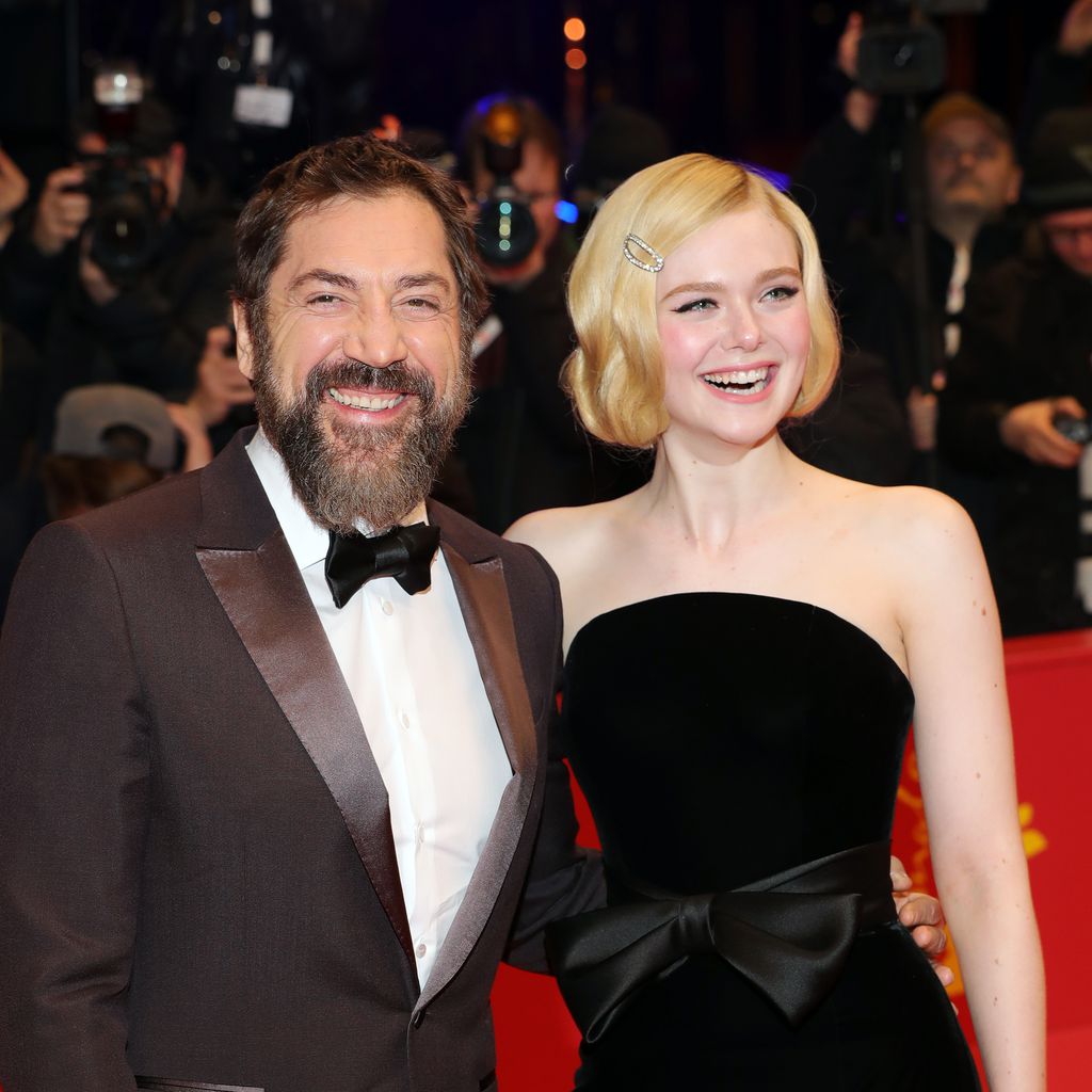 Javier Bardem und Elle Fanning, Februar 2020