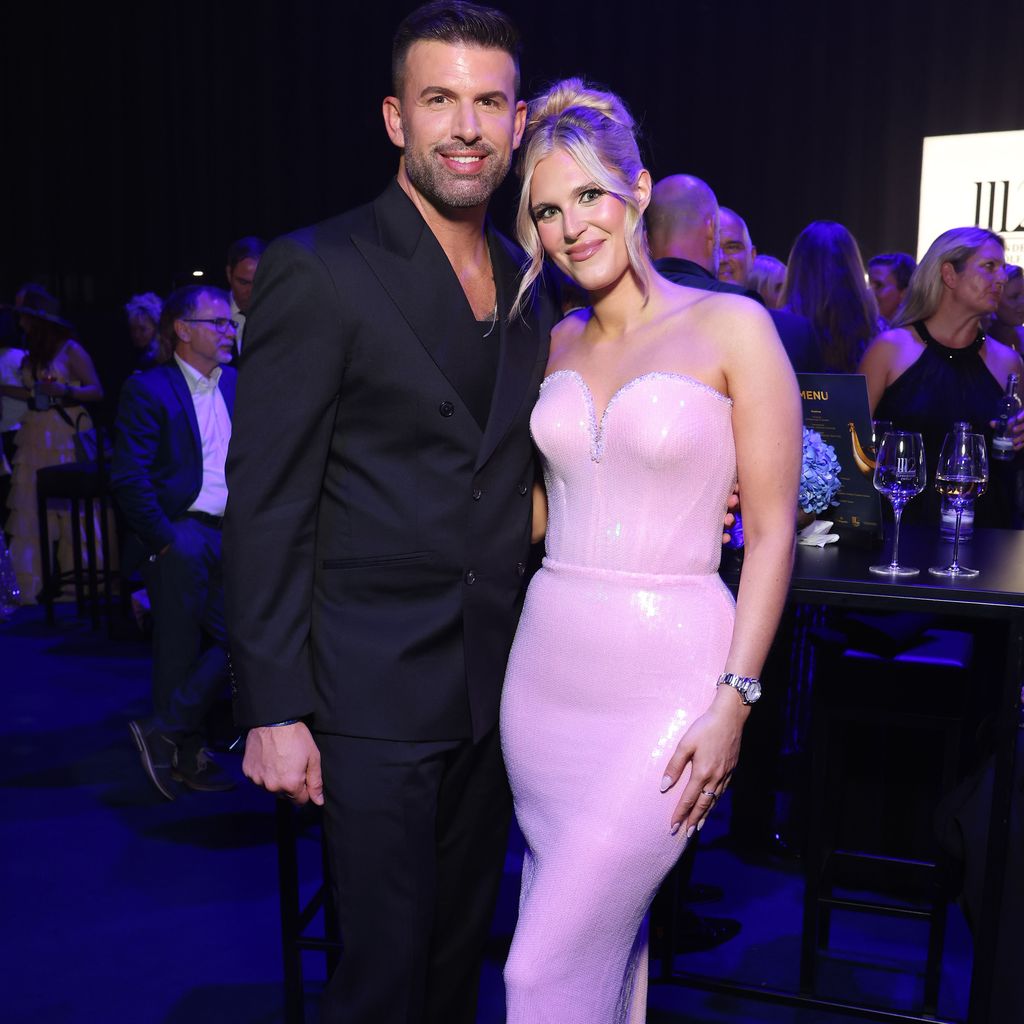 Jay Khan und Jessie Noe Scheuermann bei der Goldenen Henne Aftershow-Party in Leipzig, September 2025