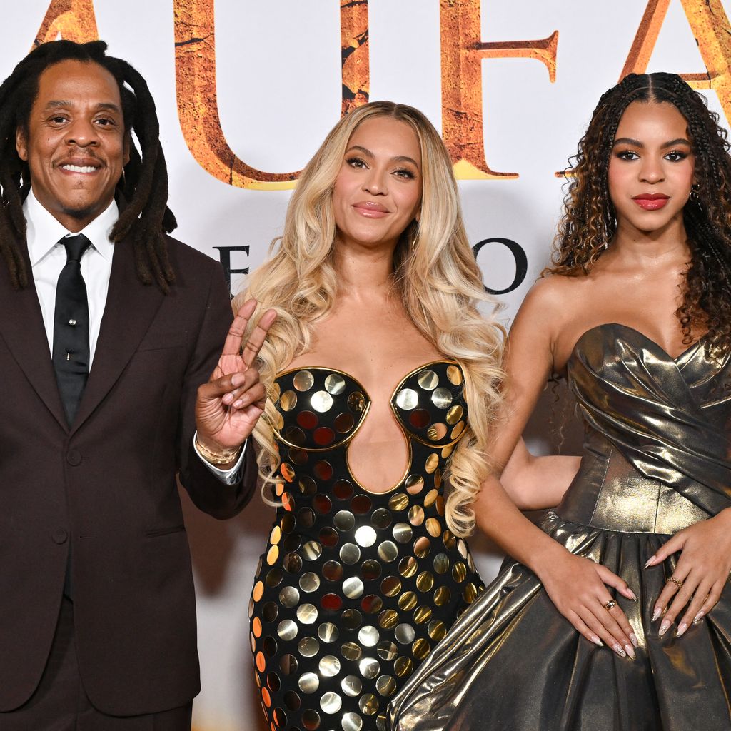 Jay-Z, Beyoncé und Blue Ivy Carter, Dezember 2024