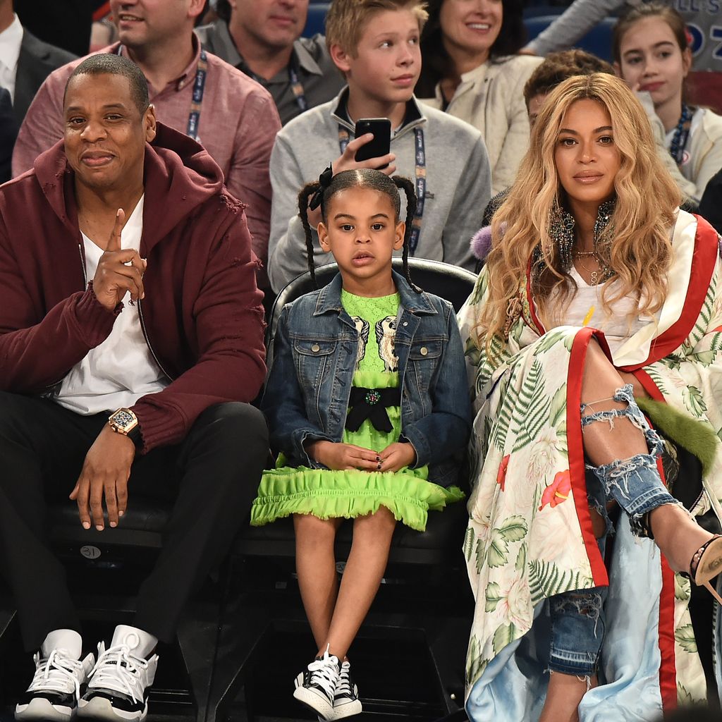 Jay-Z, Beyoncé und ihre Tochter Blue Ivy