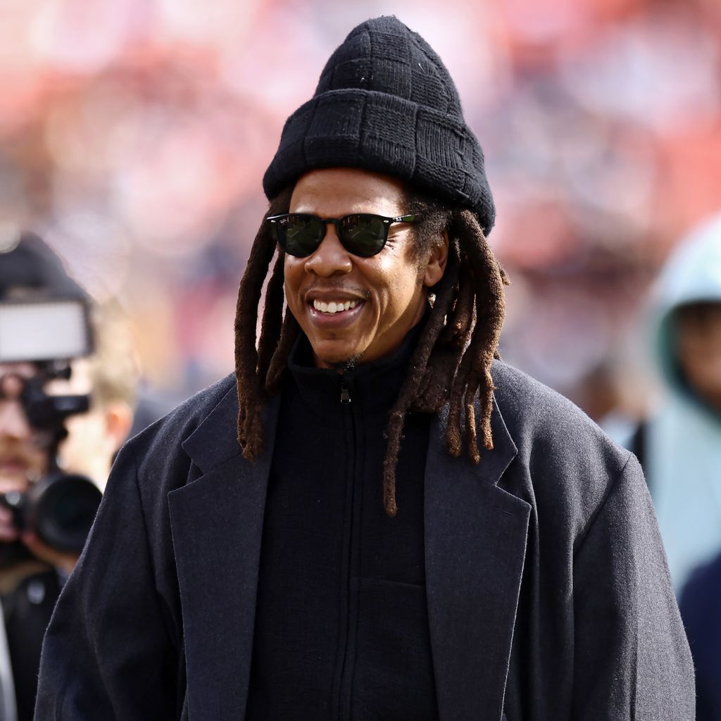 Jay-Z bei einem Spiel der Washington Commanders gegen die Dallas Cowboys in Landover, November 2024