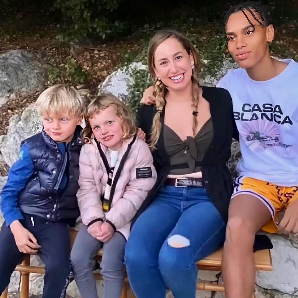 Jazmin Grace Grimaldi mit ihren Geschwistern Prinz Jacques und Prinzessin Gabriella und Alexandre