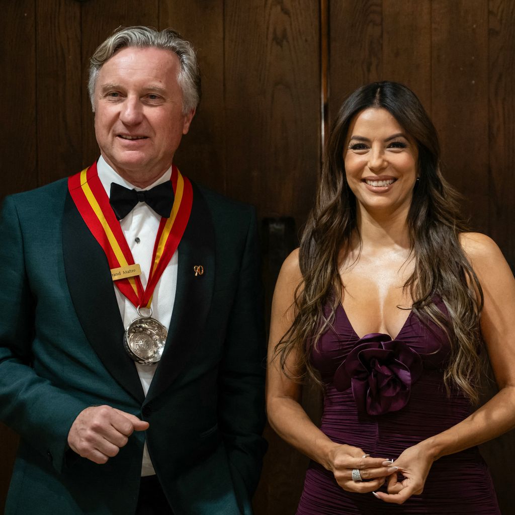 Jean-François Curie und Eva Longoria, November 2024