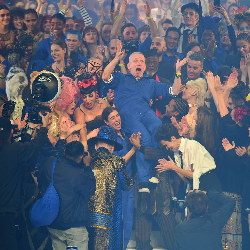 Jean Paul Gaultier bei seiner letzten Haute-Couture-Show