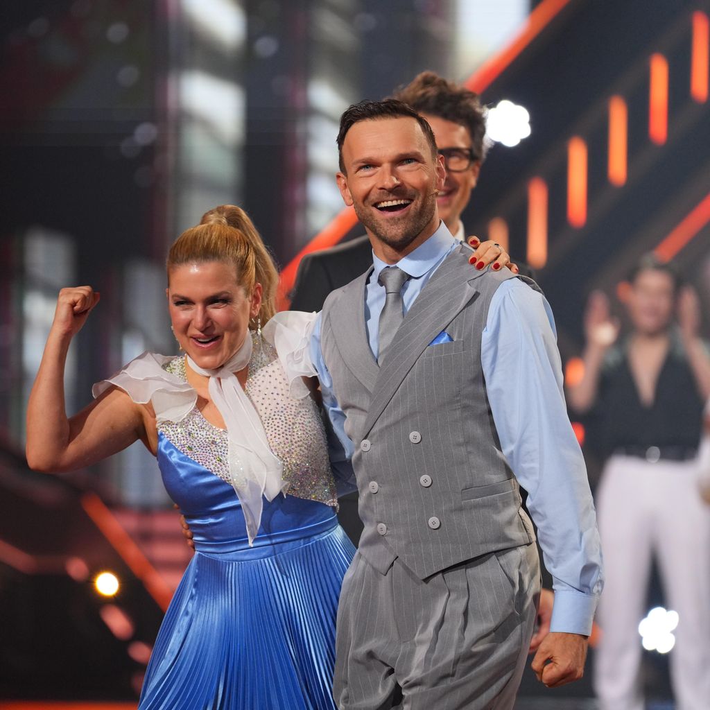 Jeanette Biedermann und Vadim Garbuzov bei "Let's Dance"
