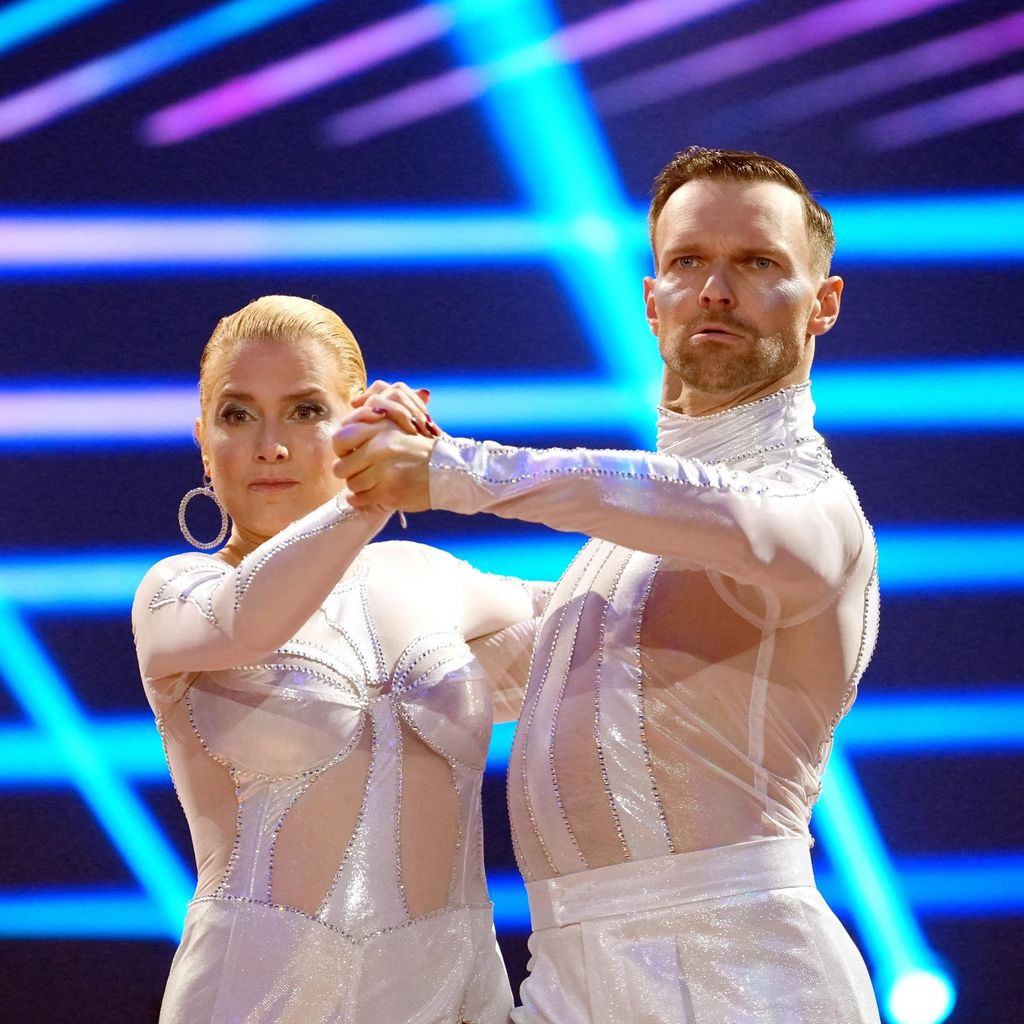 Jeanette Biedermann und Vadim Garbuzov bei "Let's Dance"
