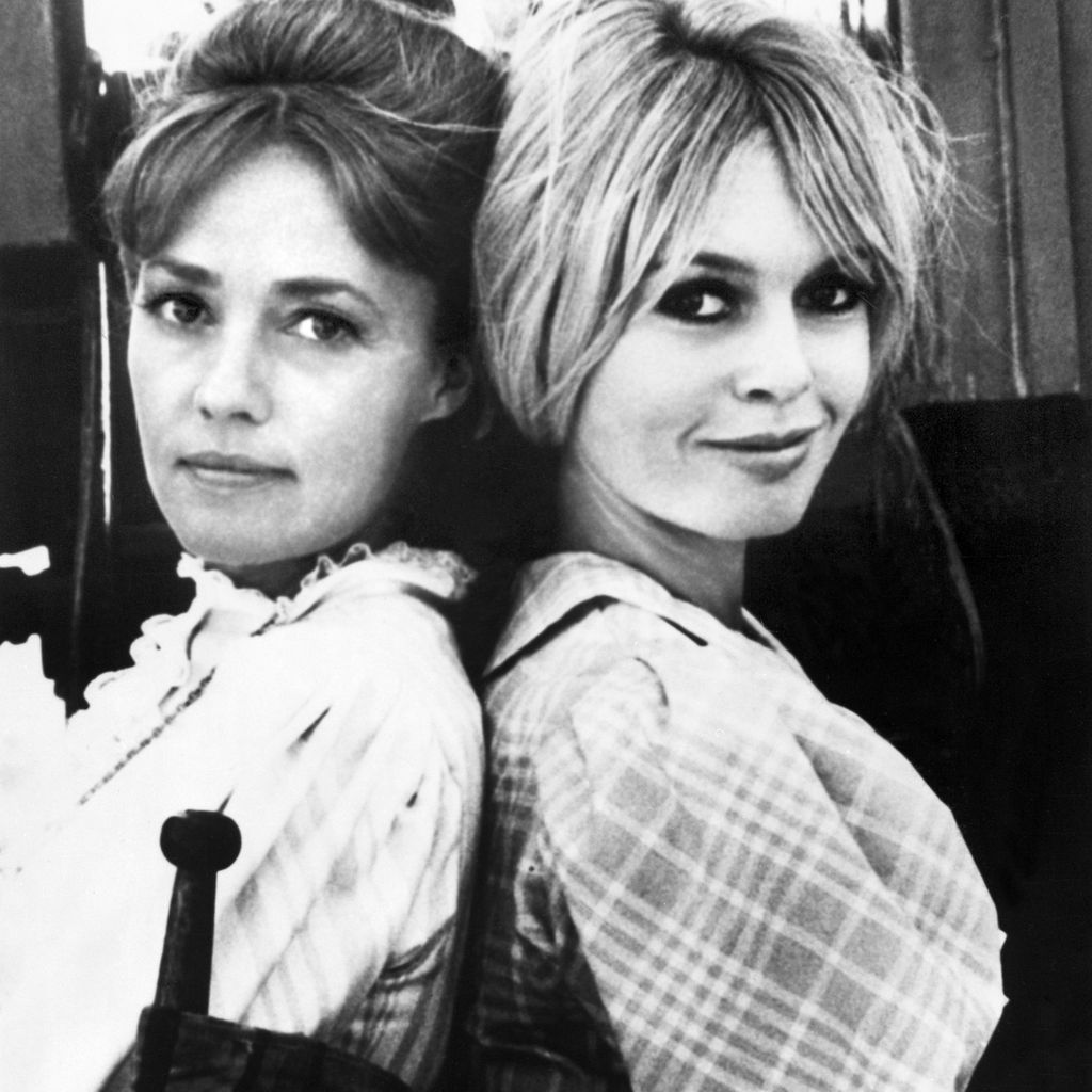 Jeanne Moreau und Brigitte Bardot