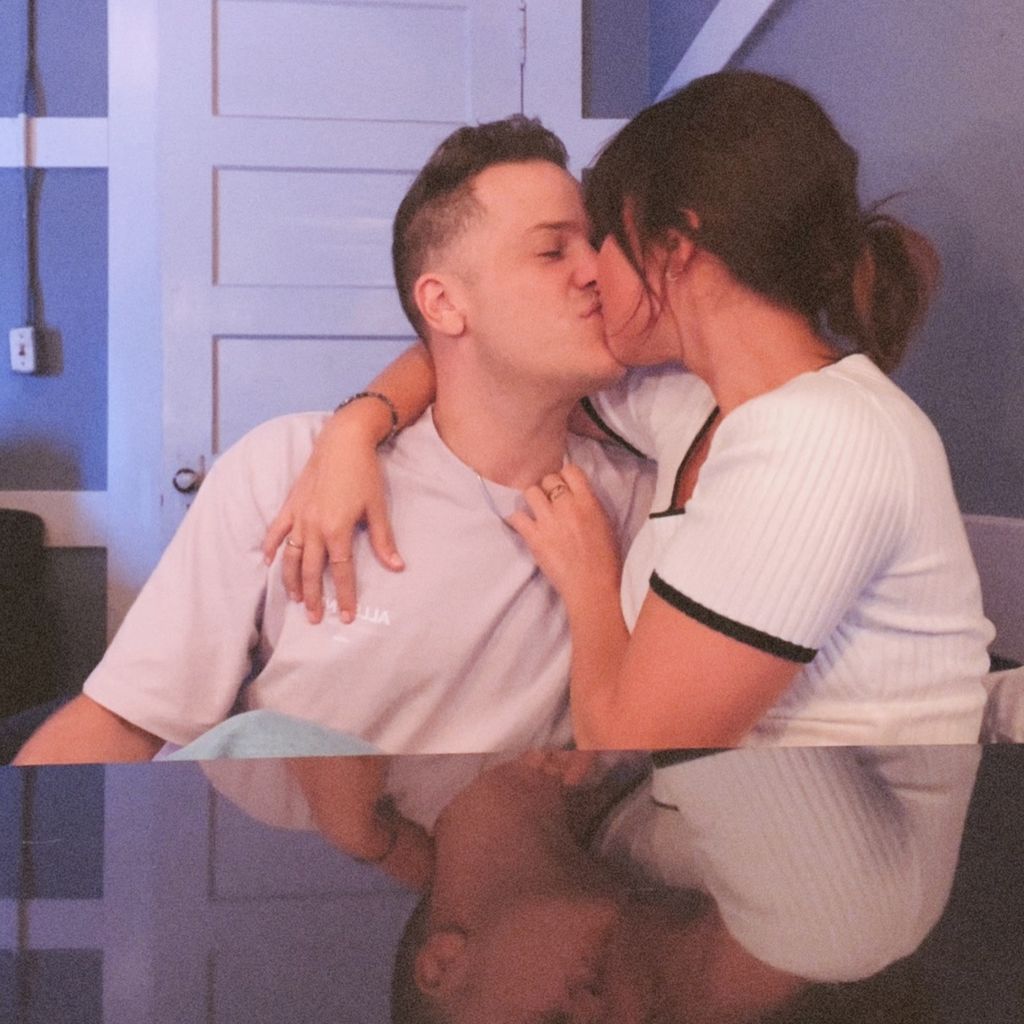 Comedian Jeff Arcuri und Katie Thurston, US-Bachelorette-Bekanntheit