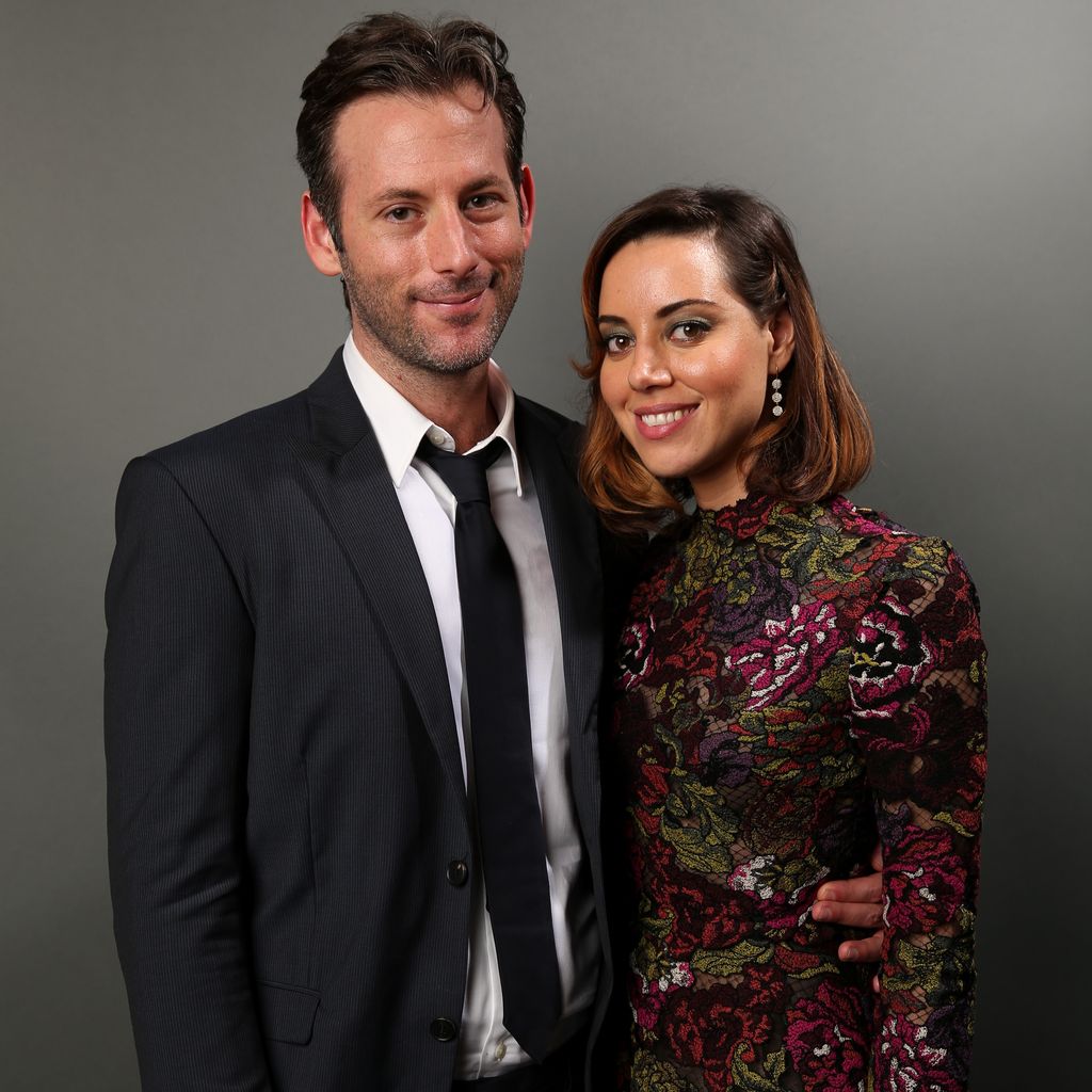 Jeff Baena und Aubrey Plaza, August 2014