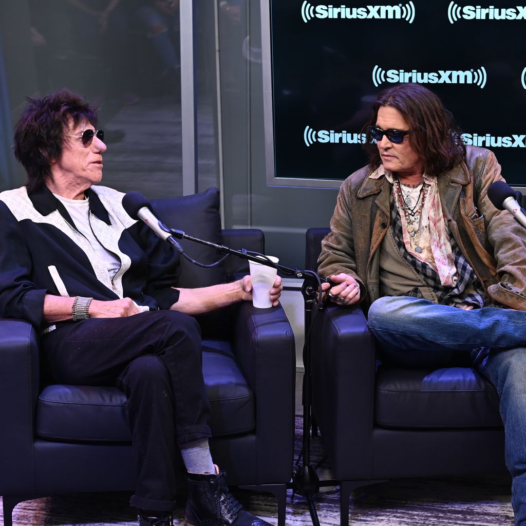 Jeff Beck und Johnny Depp, Oktober 2022