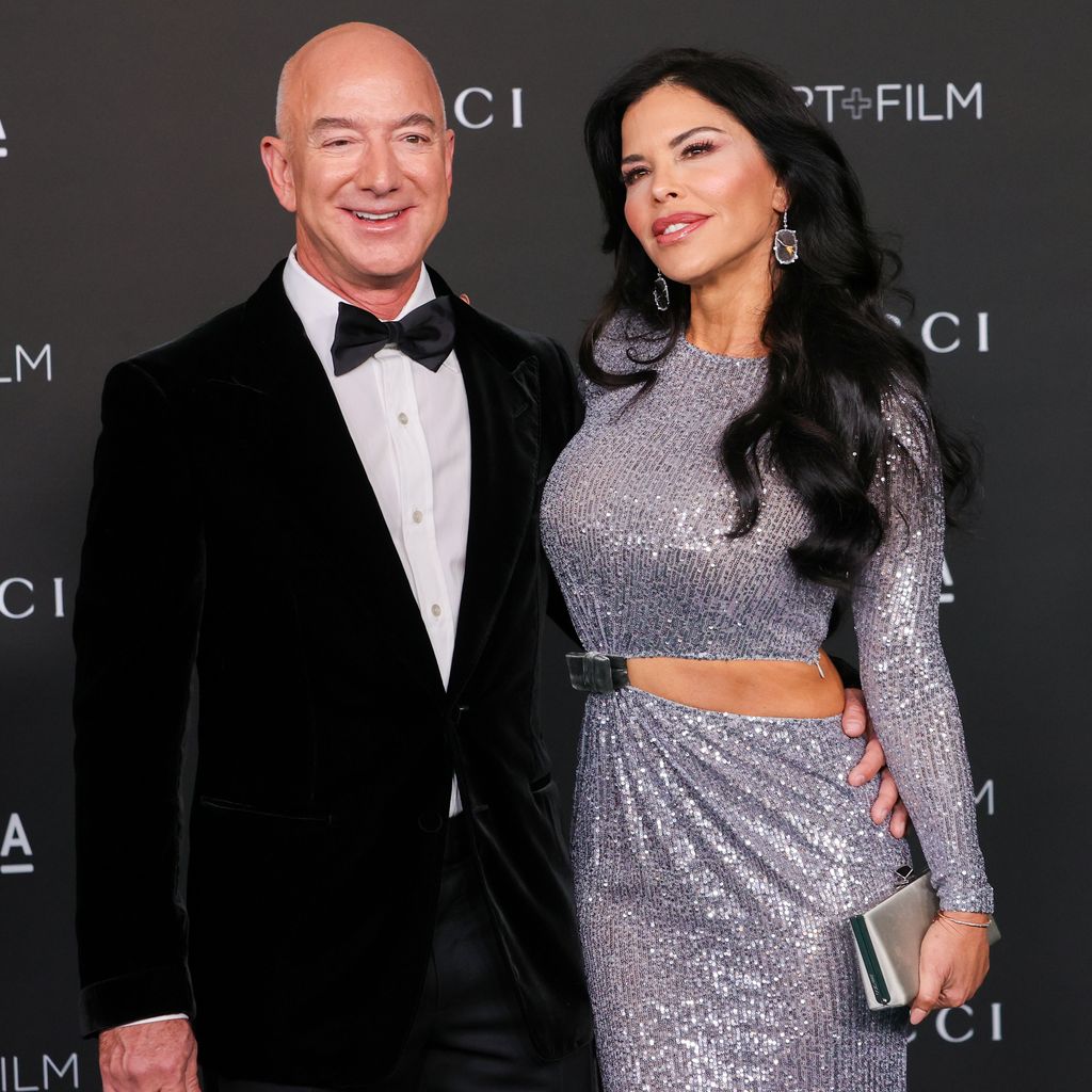 Jeff Bezos mit Lauren Sánchez bei der Lacma Art+Film Gala, November 2021