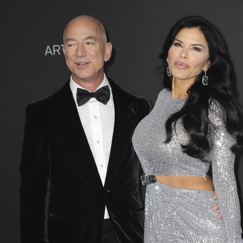 Unternehmer Jeff Bezos und Journalistin Lauren Sánchez