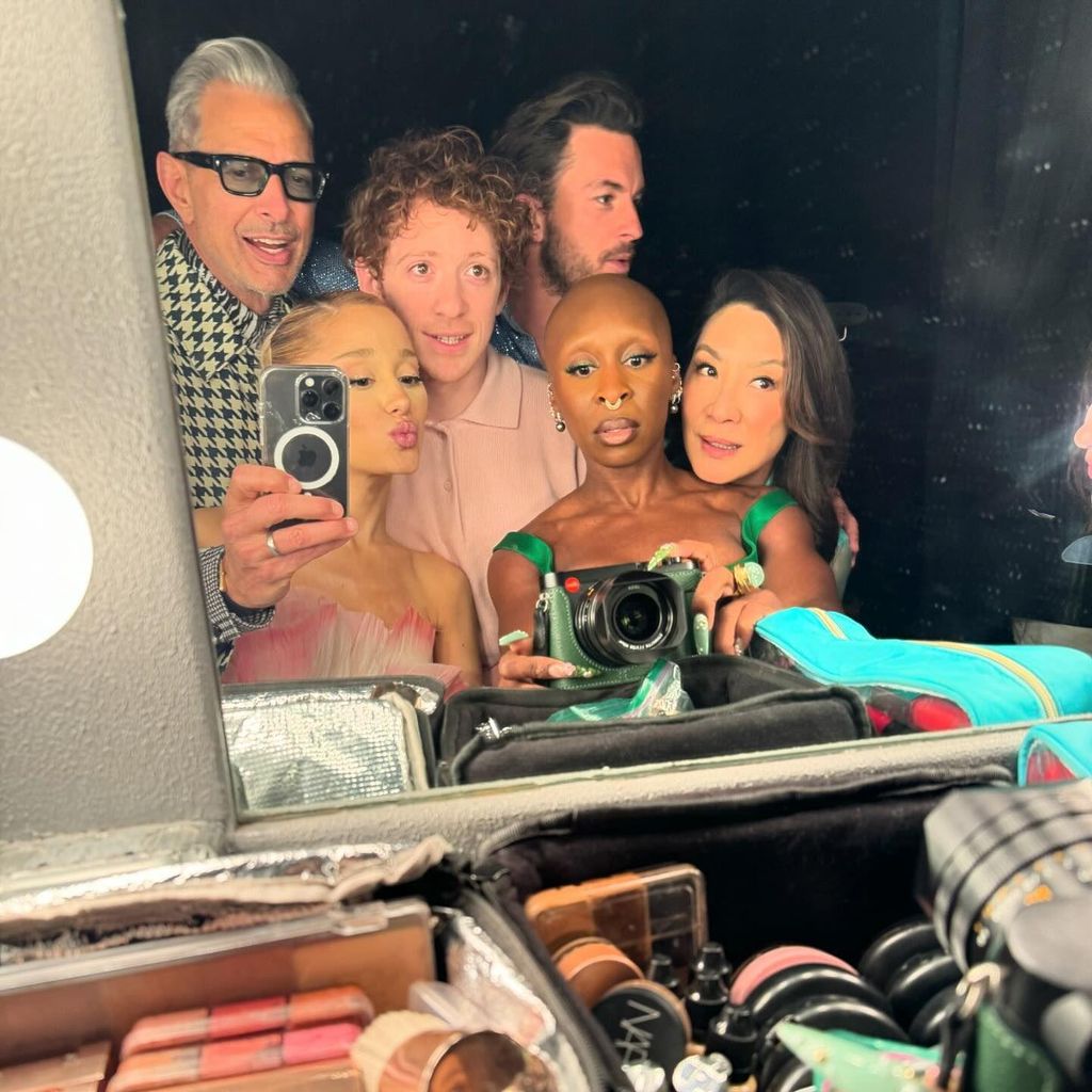 Jeff Goldblum, Ariana Grande, Ethan Slater, Jonathan Bailey, Cynthia Erivo und Michelle Yeoh