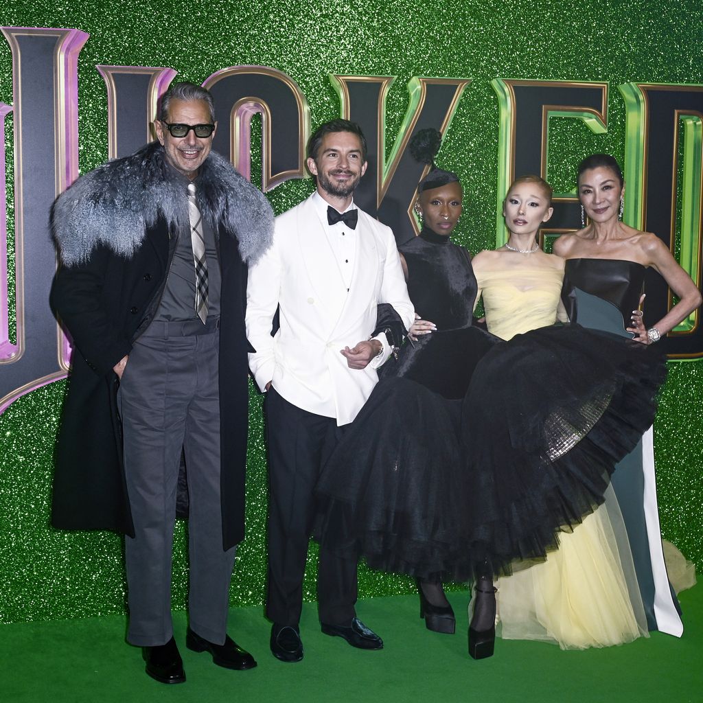Jeff Goldblum, Jonathan Bailey, Cynthia Erivo, Ariana Grande und Michelle Yeoh, "Wicked"-Darsteller