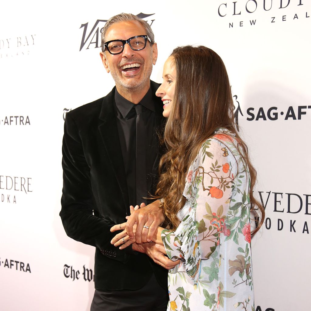 Schauspieler Jeff Goldblum mit seiner Frau Emilie Livingston