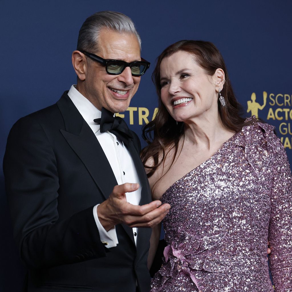 Jeff Goldblum und Geena Davis, Ex-Paar