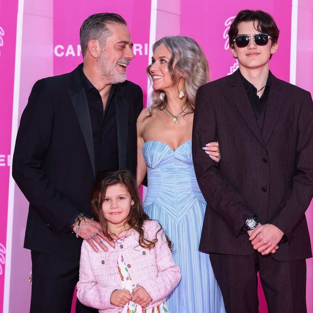 Jeffrey Dean Morgen, George Virginia Morgan, Hilarie Burton und Augustus Morgan, April 2025