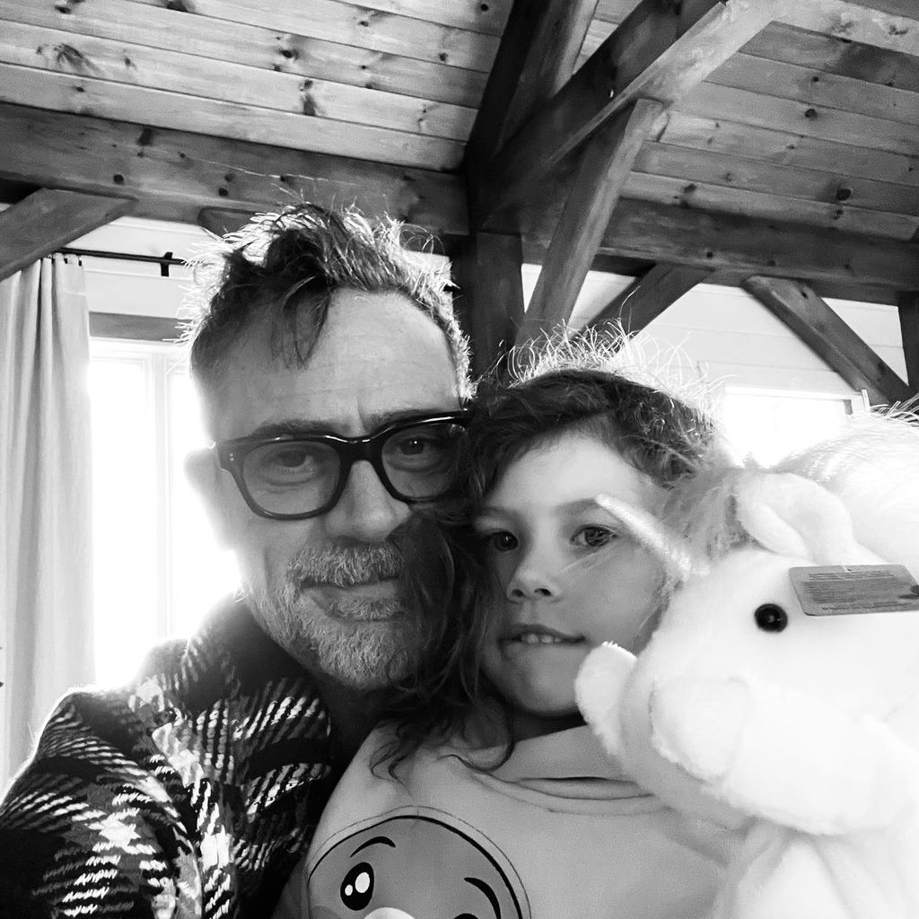 Jeffrey Dean Morgan mit seiner Tochter George