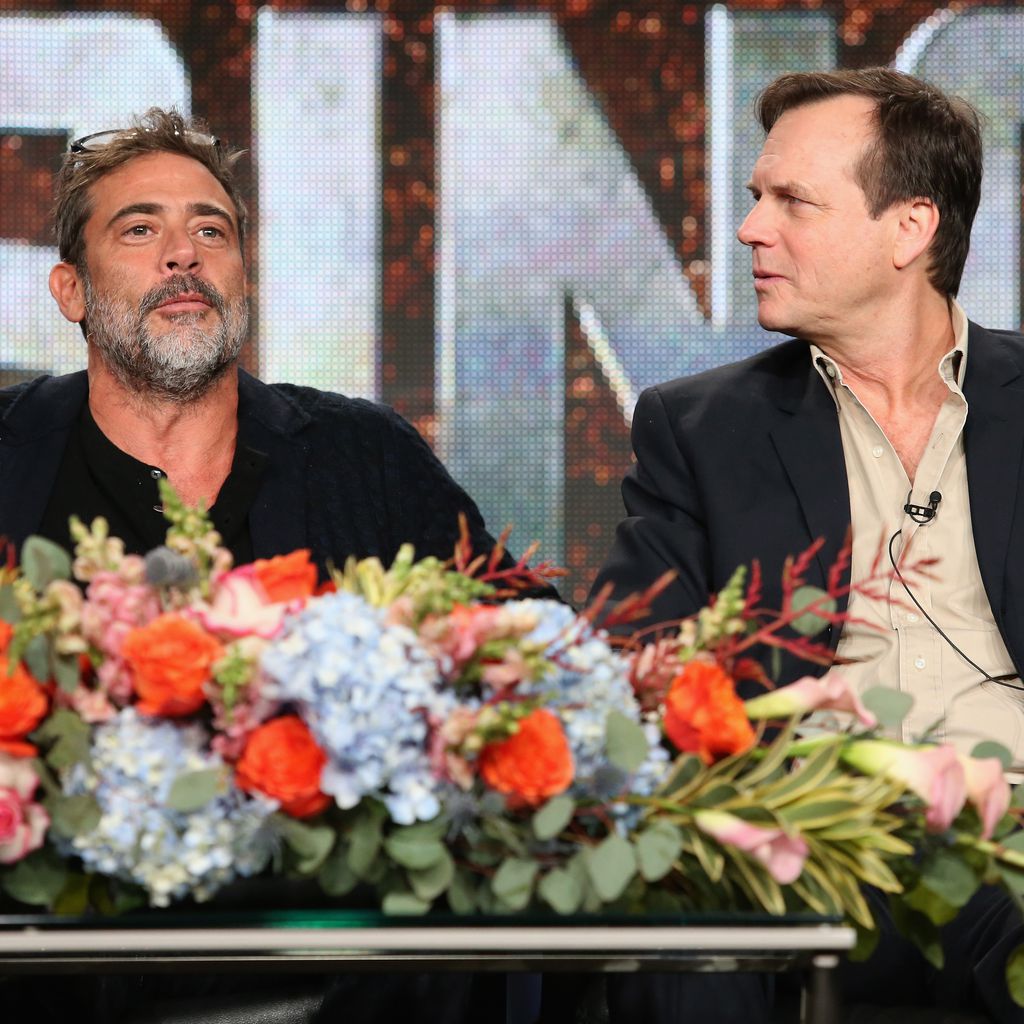 Jeffrey Dean Morgan und Bill Paxton bei der "Texas Rising"-Pressekonferenz 2015