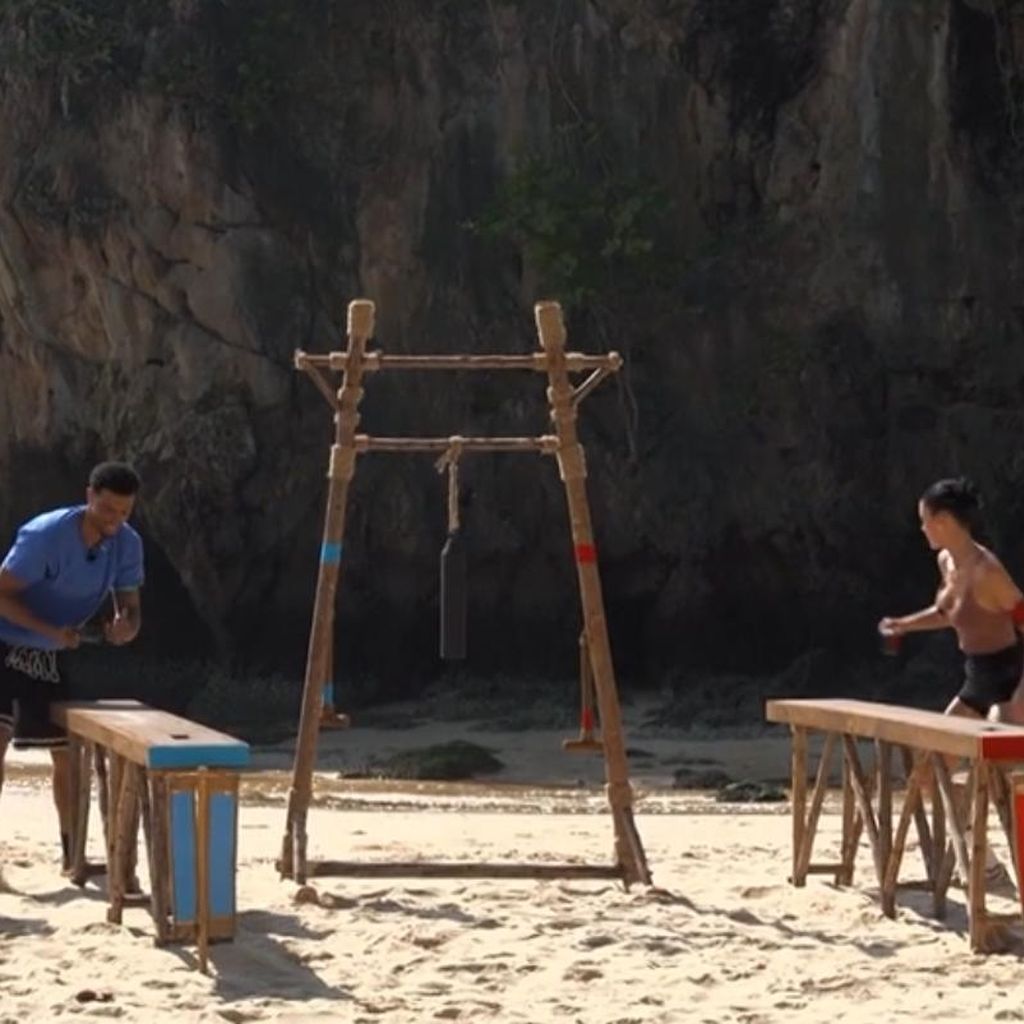 Jeje Lopes, Dion Brown, Nelly und Calvin Ogara bei "Good Luck Guys"